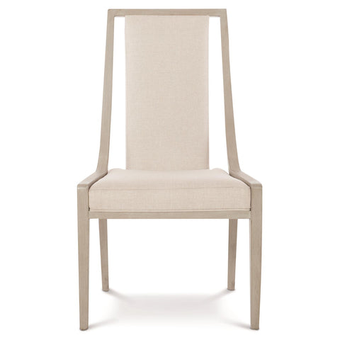 Greige Upholstered Dining Side Chair - Maaeda