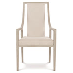 Greige Upholstered Dining Arm Chair - Maaeda