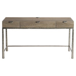 Metal and White Oak Wood Rustic Desk - Maaeda