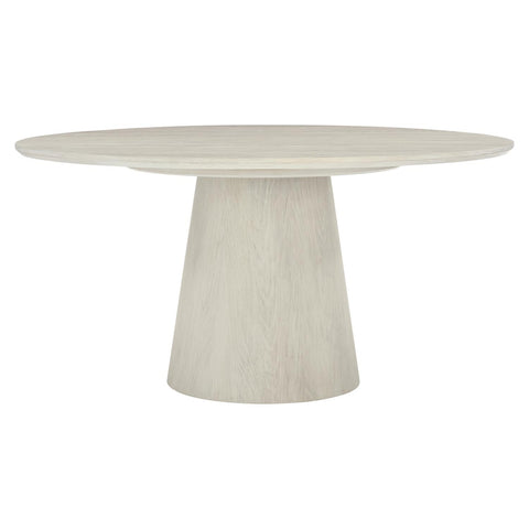 White Oak Round Dining Table - Maaeda